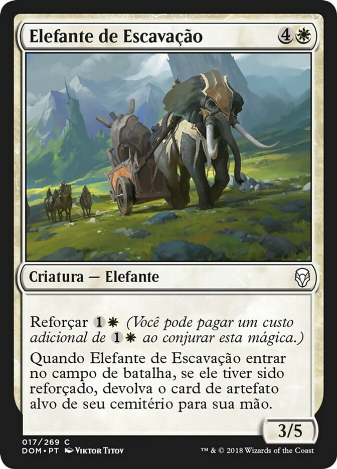 Elefante de Escavação / Excavation Elephant - Magic: The Gathering - MoxLand