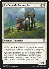 Elefante de Escavação / Excavation Elephant - Magic: The Gathering - MoxLand