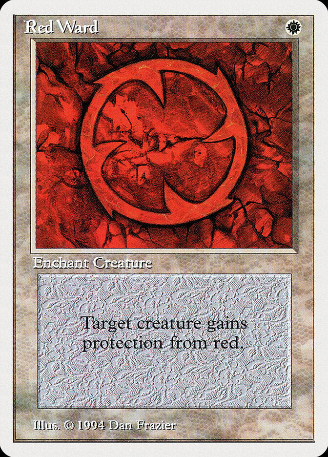 Defesa Vermelha / Red Ward - Magic: The Gathering - MoxLand