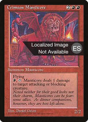 Mantícora Escarlate / Crimson Manticore - Magic: The Gathering - MoxLand