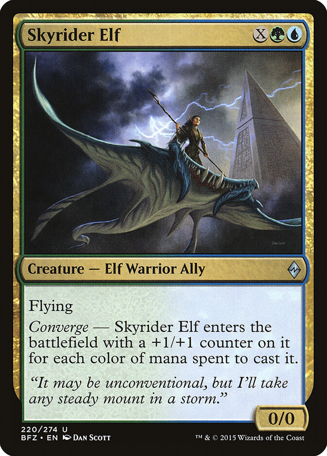 Elfo Cavaleiro Celeste / Skyrider Elf - Magic: The Gathering - MoxLand