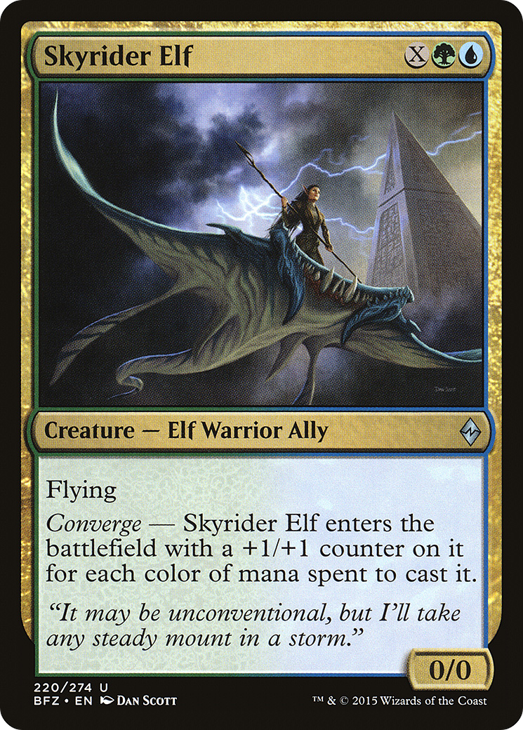 Elfo Cavaleiro Celeste / Skyrider Elf - Magic: The Gathering - MoxLand