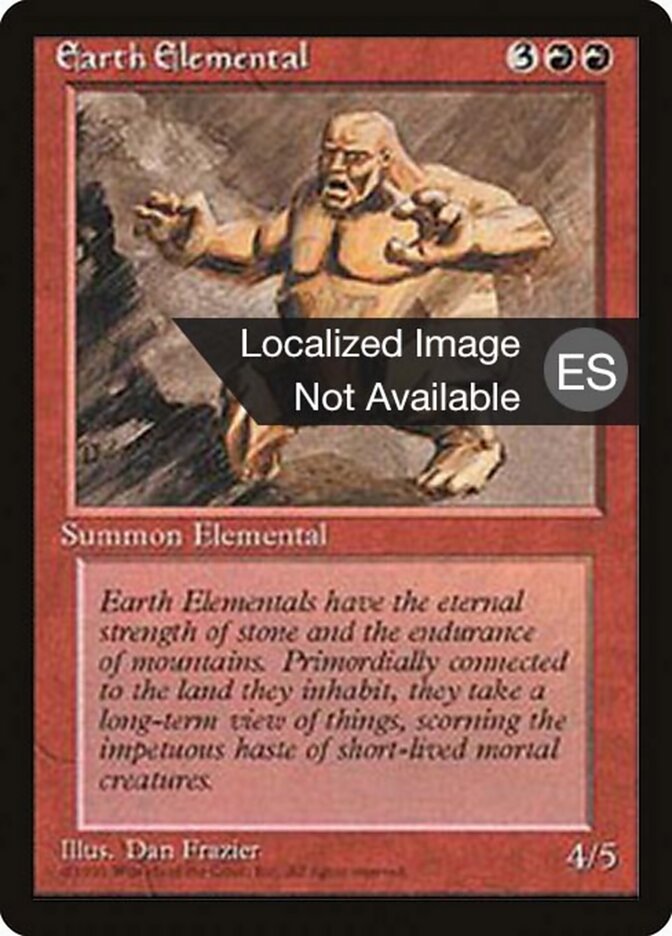 Elemental da Terra / Earth Elemental - Magic: The Gathering - MoxLand
