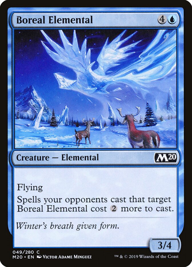 Elemental Boreal / Boreal Elemental - Magic: The Gathering - MoxLand