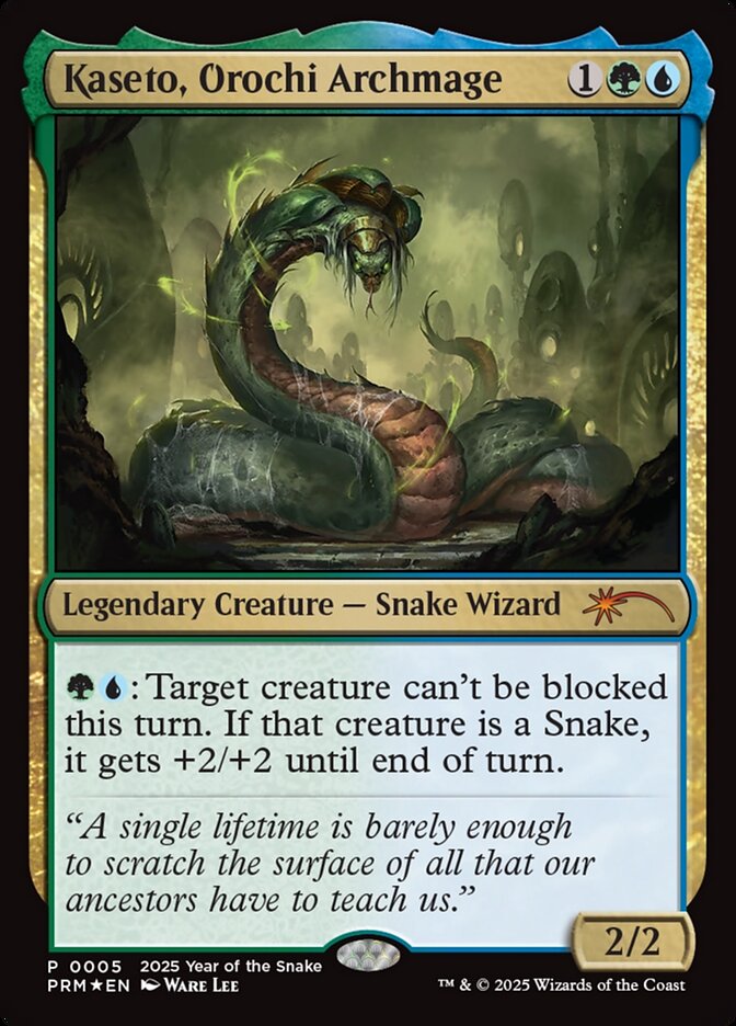 Kaseto, Arquimago Orochi / Kaseto, Orochi Archmage - Magic: The Gathering - MoxLand