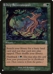 Verificação Profunda / Deep Reconnaissance - Magic: The Gathering - MoxLand