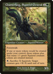 Dente-chocalho, General Esquilo / Chatterfang, Squirrel General - Magic: The Gathering - MoxLand