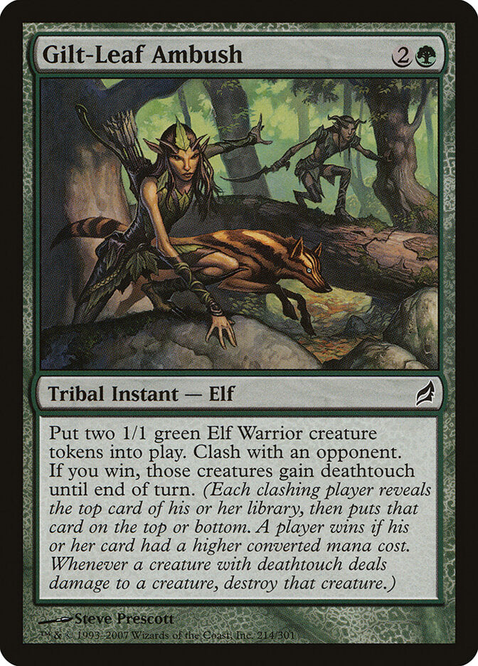 Emboscada de Folha D'Ouro / Gilt-Leaf Ambush - Magic: The Gathering - MoxLand