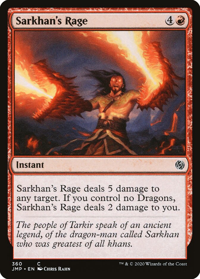 Fúria de Sarkhan / Sarkhan's Rage - Magic: The Gathering - MoxLand