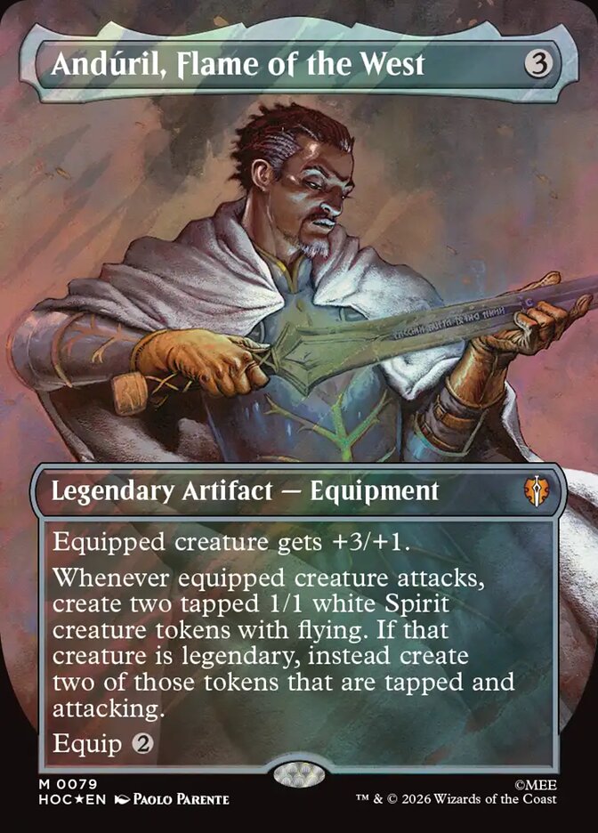 Andúril, Chama do Oeste / Andúril, Flame of the West
