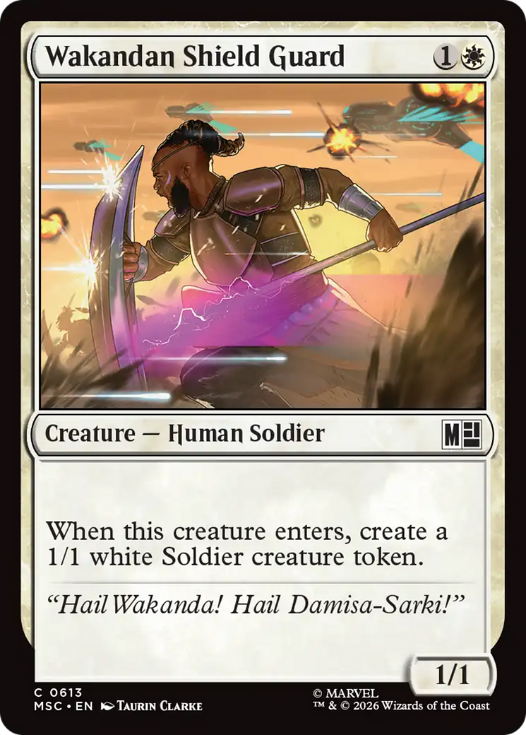 Wakandan Shield Guard - Magic: The Gathering - MoxLand