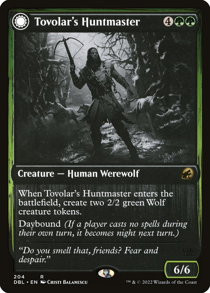 Mestre da Caça de Tovolar / Tovolar's Huntmaster - Magic: The Gathering - MoxLand