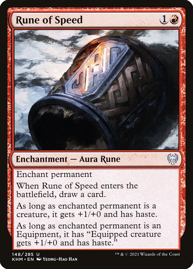 Runa de Velocidade / Rune of Speed - Magic: The Gathering - MoxLand