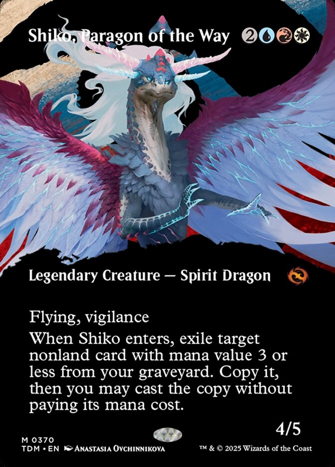 Shiko, Paradigma do Caminho / Shiko, Paragon of the Way - Magic: The Gathering - MoxLand