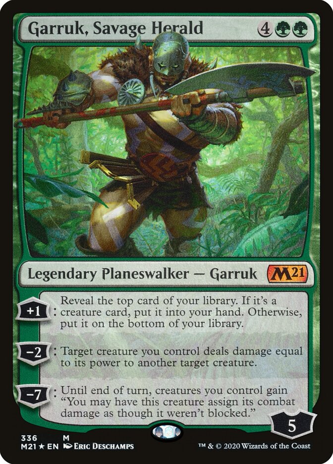 Garruk, Arauto Selvagem / Garruk, Savage Herald - Magic: The Gathering - MoxLand