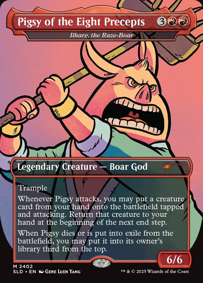 Ilharg, o Javali Arrasador / Ilharg, the Raze-Boar - Magic: The Gathering - MoxLand