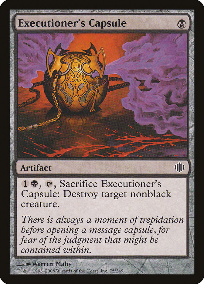 Cápsula do Executor / Executioner's Capsule - Magic: The Gathering - MoxLand