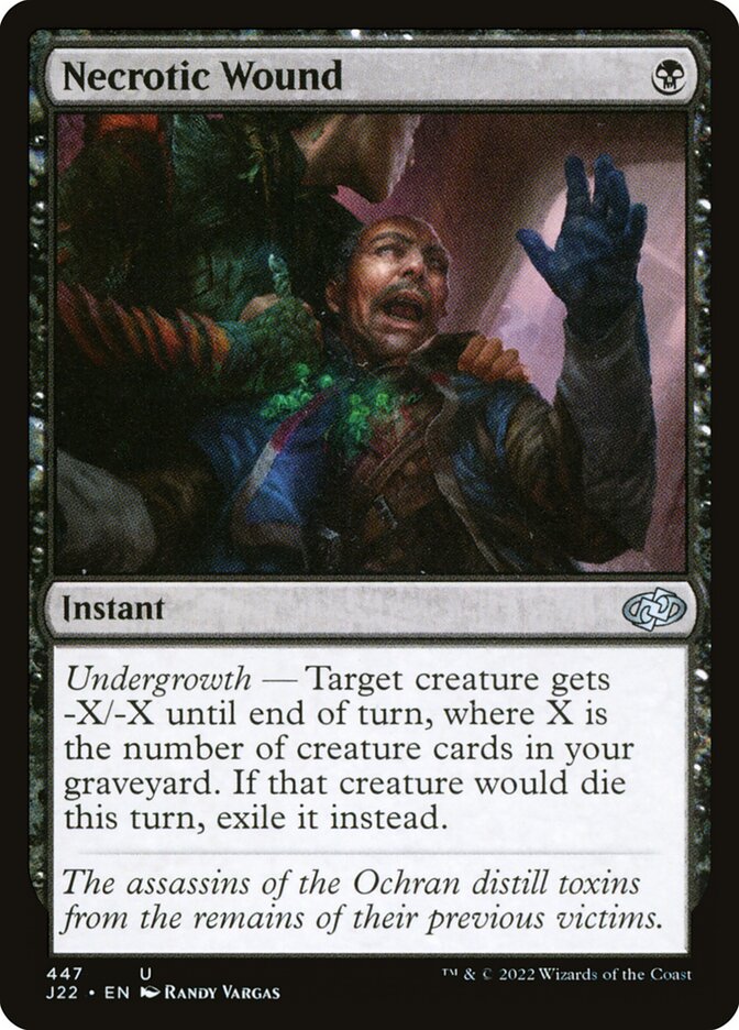 Ferida Necrótica / Necrotic Wound - Magic: The Gathering - MoxLand