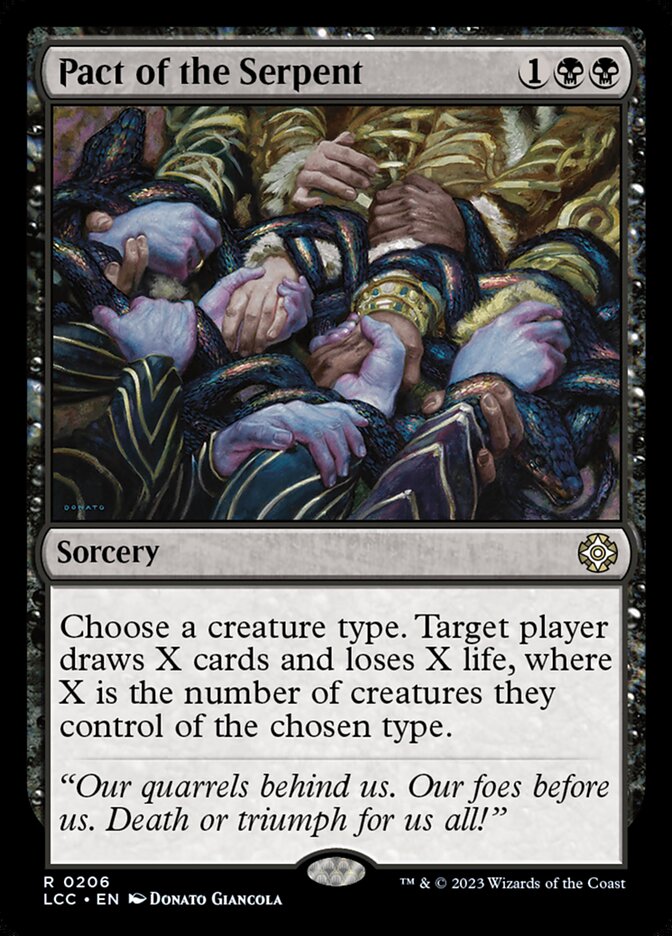 Pacto da Serpente / Pact of the Serpent - Magic: The Gathering - MoxLand
