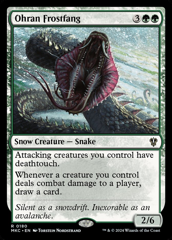 Presa-gélida de Ohran / Ohran Frostfang - Magic: The Gathering - MoxLand