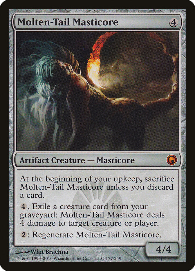 Mastícora da Cauda Incandescente / Molten-Tail Masticore - Magic: The Gathering - MoxLand