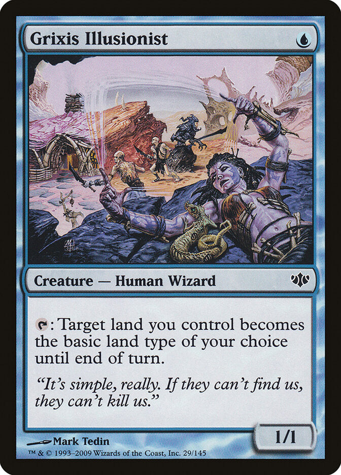 Ilusionista de Grixis / Grixis Illusionist - Magic: The Gathering - MoxLand