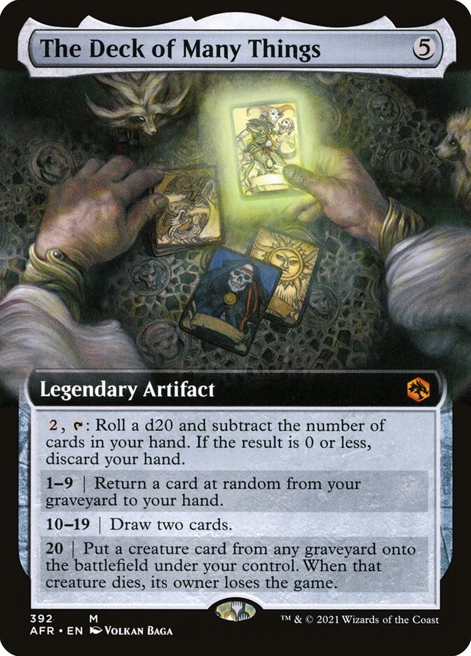O Baralho das Surpresas / The Deck of Many Things - Magic: The Gathering - MoxLand