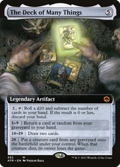 O Baralho das Surpresas / The Deck of Many Things - Magic: The Gathering - MoxLand