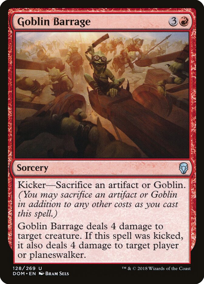 Barragem de Goblins / Goblin Barrage - Magic: The Gathering - MoxLand