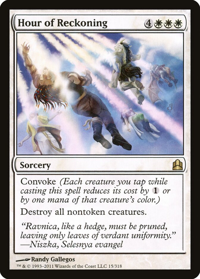 Hora de Avaliação / Hour of Reckoning - Magic: The Gathering - MoxLand