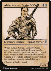 Abdel Adrian, Protegido de Gorion / Abdel Adrian, Gorion's Ward - Magic: The Gathering - MoxLand