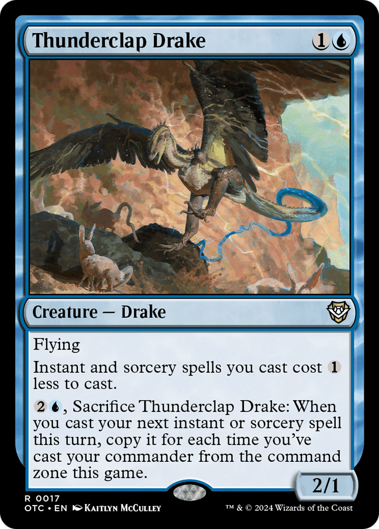 Thunderclap Drake - Magic: The Gathering - MoxLand