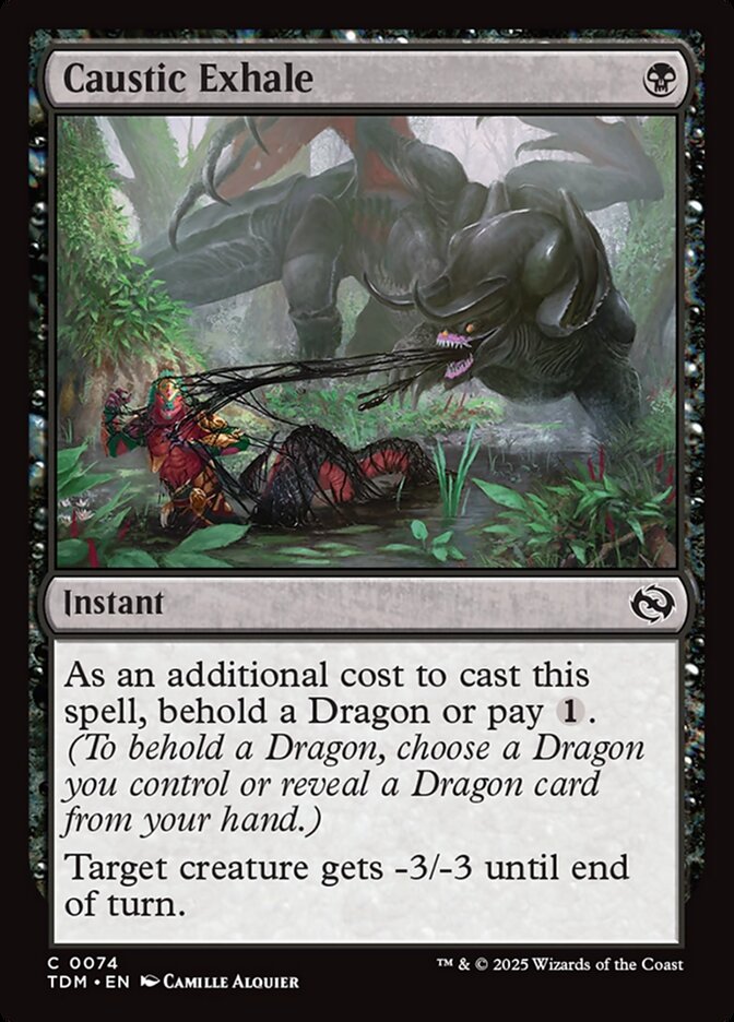 Exalação Cáustica / Caustic Exhale - Magic: The Gathering - MoxLand