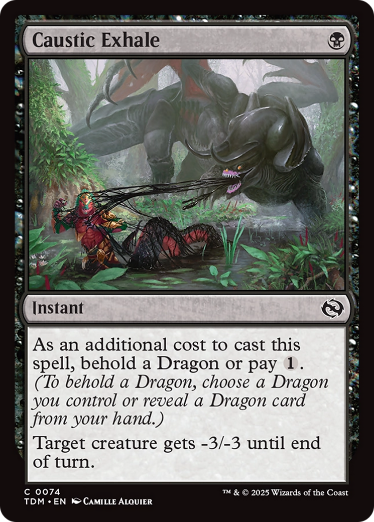 Exalação Cáustica / Caustic Exhale - Magic: The Gathering - MoxLand