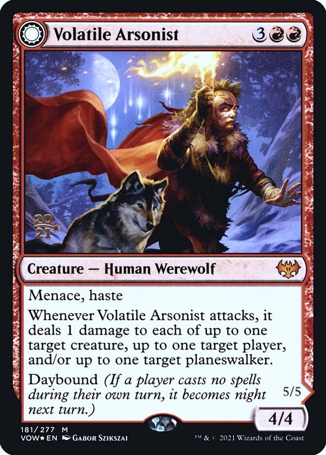 Incendiário Volátil / Volatile Arsonist - Magic: The Gathering - MoxLand