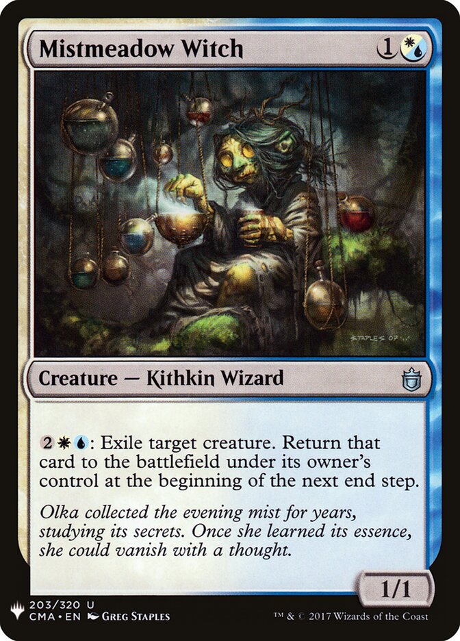 Bruxa de Nevoplanície / Mistmeadow Witch - Magic: The Gathering - MoxLand