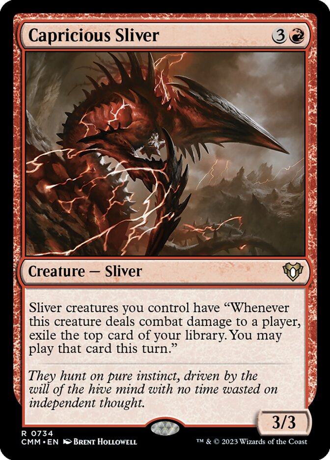 Capricious Sliver - Magic: The Gathering - MoxLand