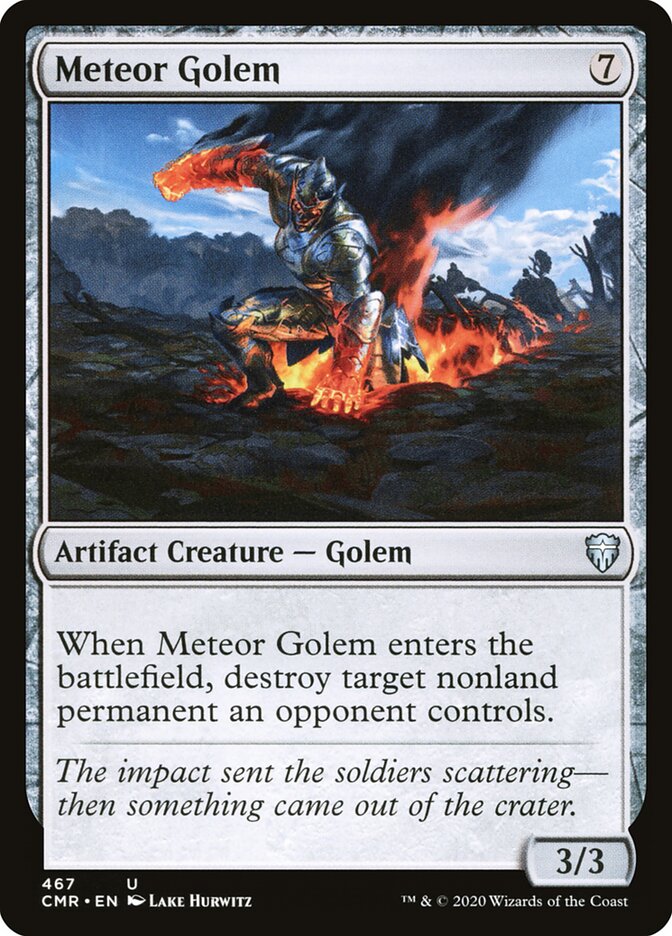 Golem Meteórico / Meteor Golem - Magic: The Gathering - MoxLand