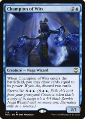 Campeã do Raciocínio / Champion of Wits - Magic: The Gathering - MoxLand