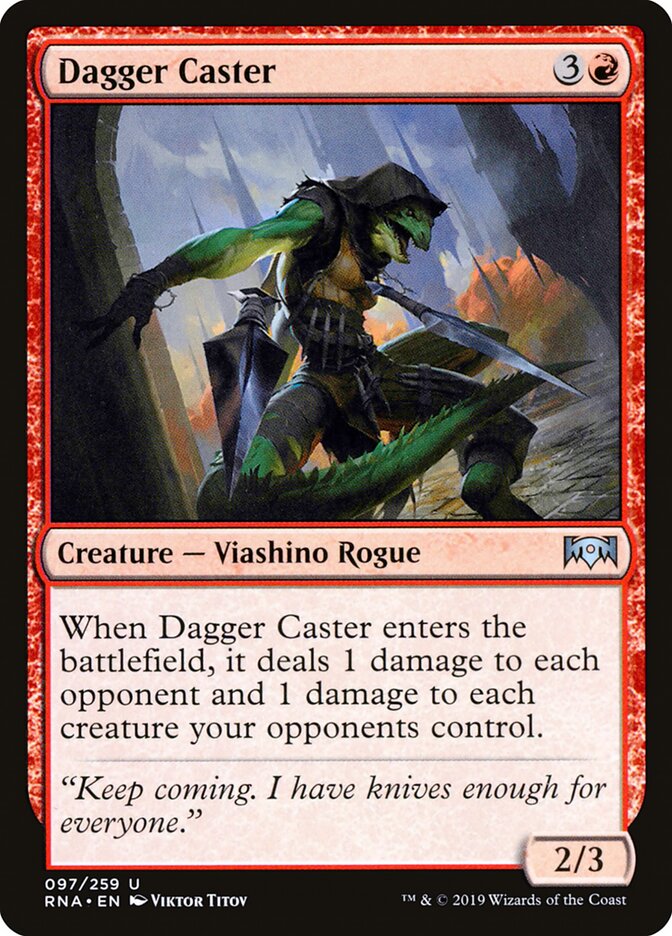 Lançadora de Adagas / Dagger Caster - Magic: The Gathering - MoxLand