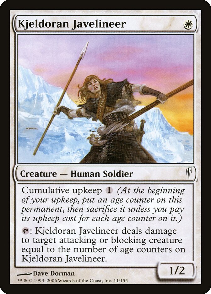 Zagaieiro Kjeldorano / Kjeldoran Javelineer - Magic: The Gathering - MoxLand