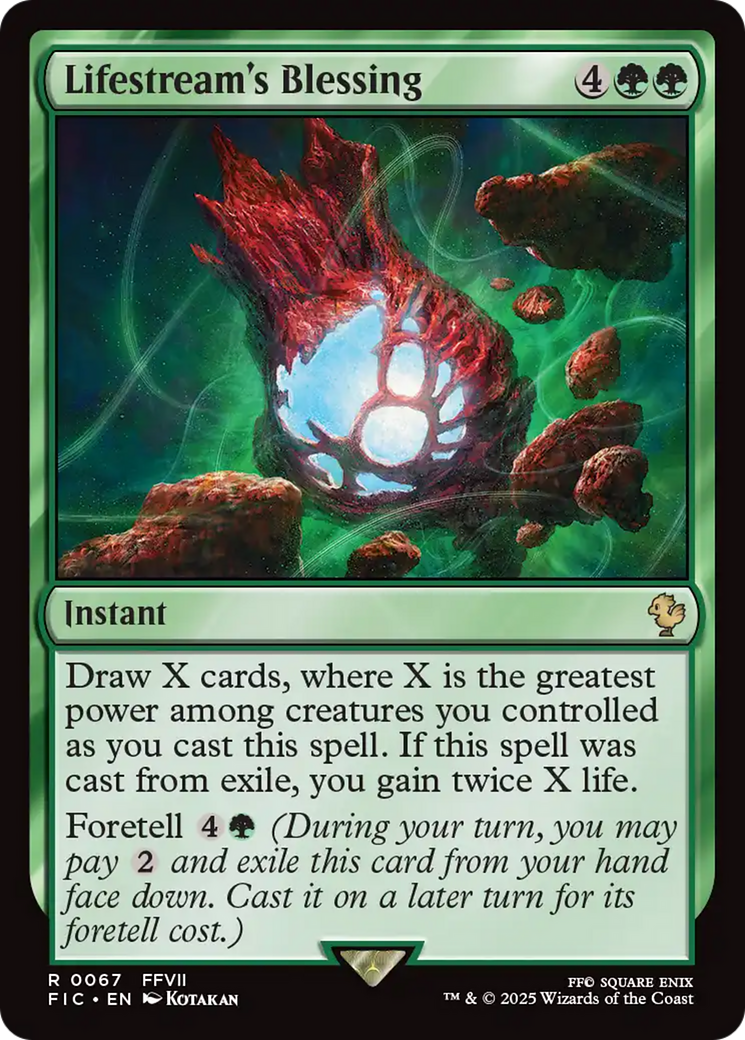 Lifestream's Blessing - Magic: The Gathering - MoxLand