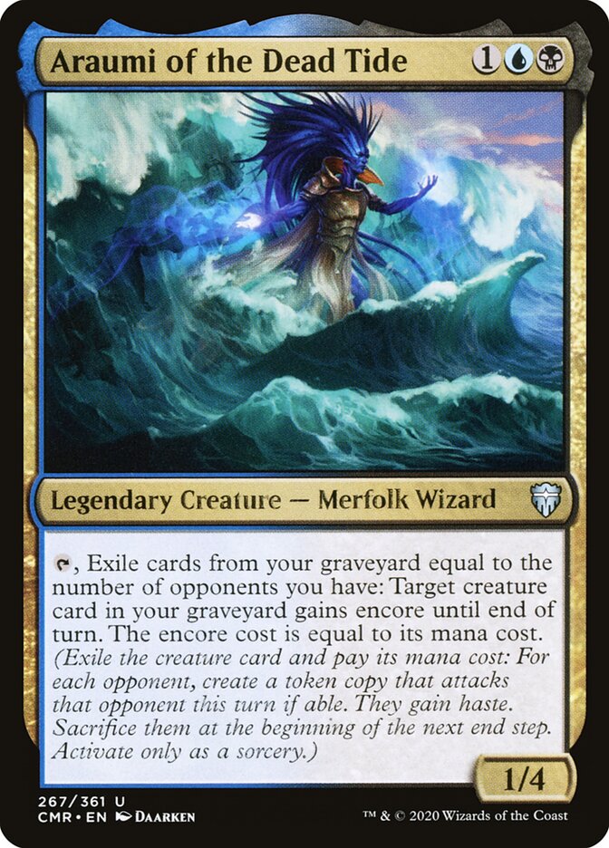 Araumi da Maré Morta / Araumi of the Dead Tide - Magic: The Gathering - MoxLand