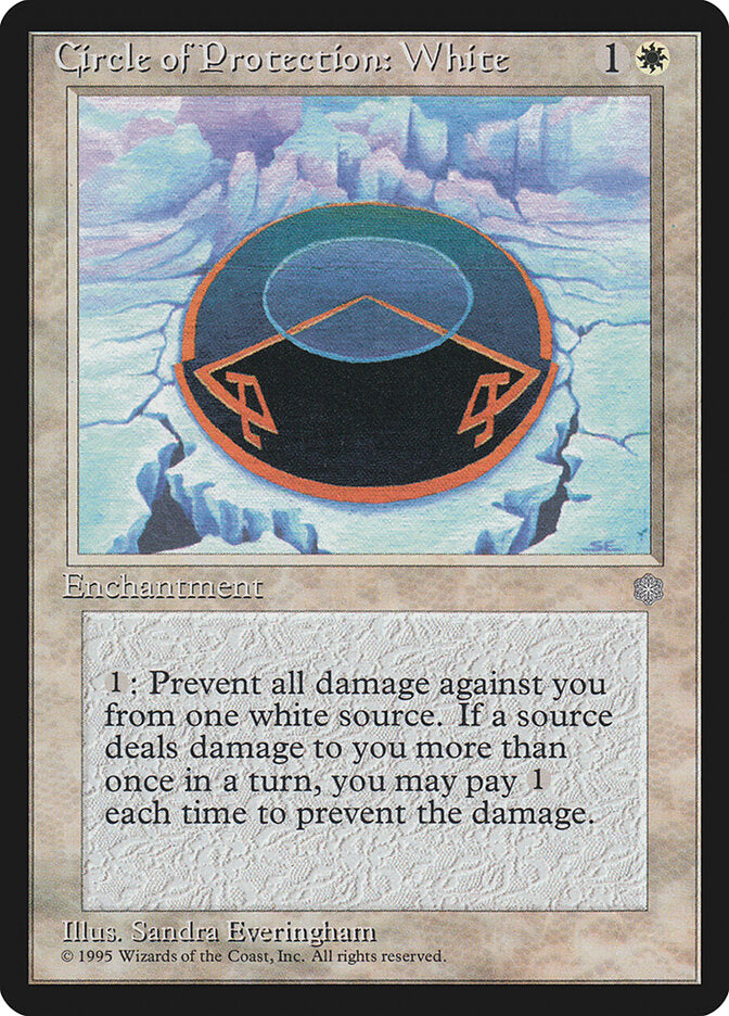 Círculo de Proteção: Branco / Circle of Protection: White - Magic: The Gathering - MoxLand