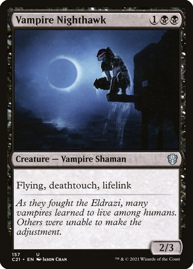 Vampiro Falcão-da-noite / Vampire Nighthawk - Magic: The Gathering - MoxLand