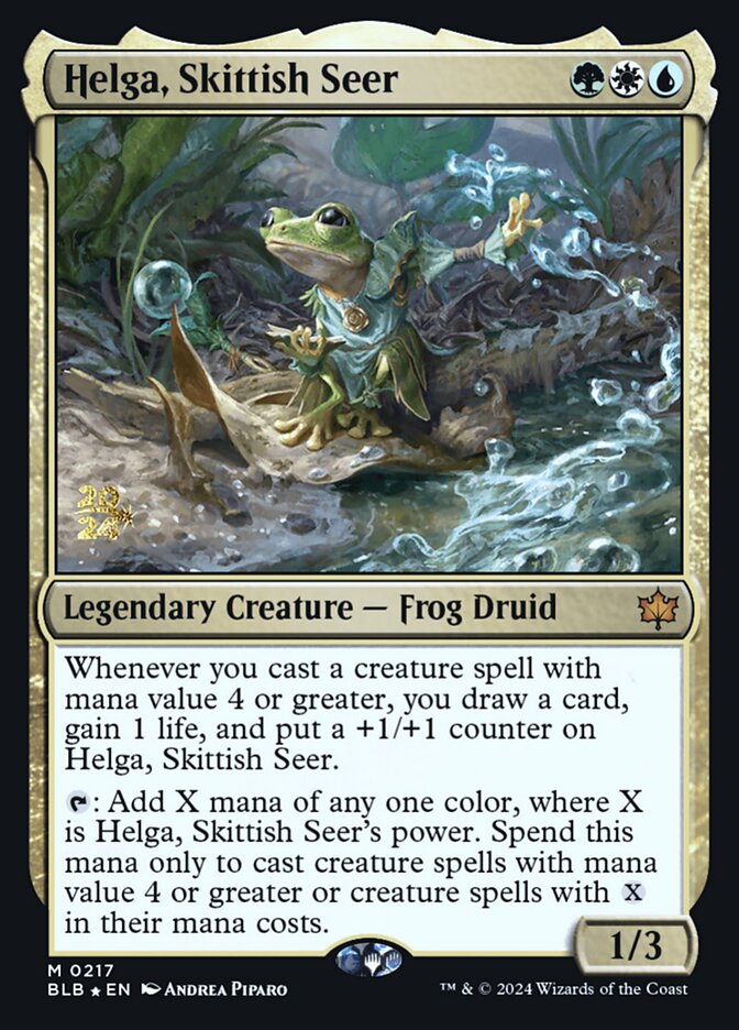 Helga, Skittish Seer - Magic: The Gathering - MoxLand