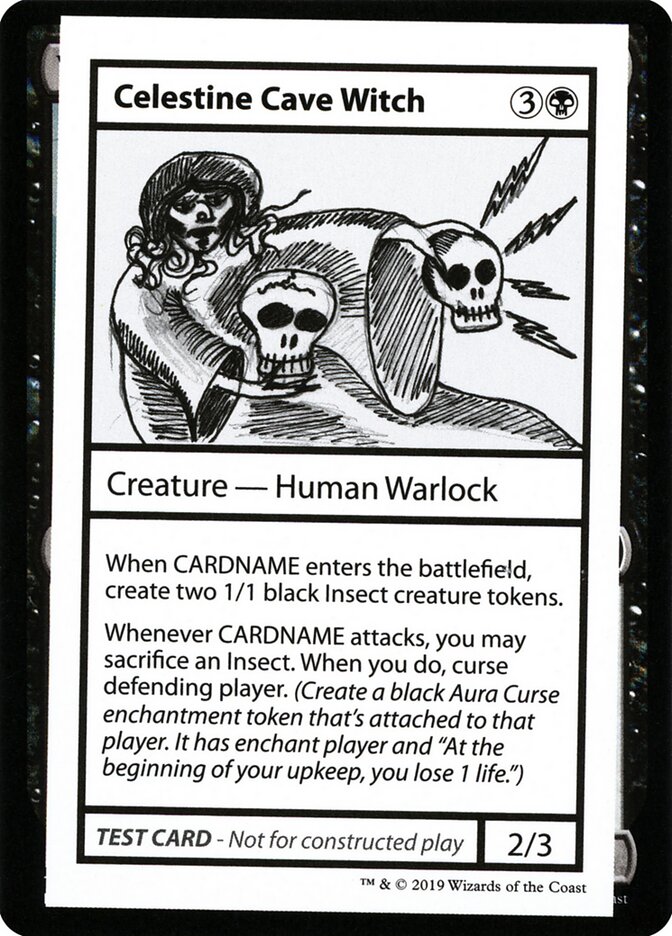 Celestine Cave Witch - Magic: The Gathering - MoxLand