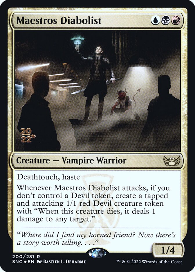 Diabolista dos Maestros / Maestros Diabolist - Magic: The Gathering - MoxLand