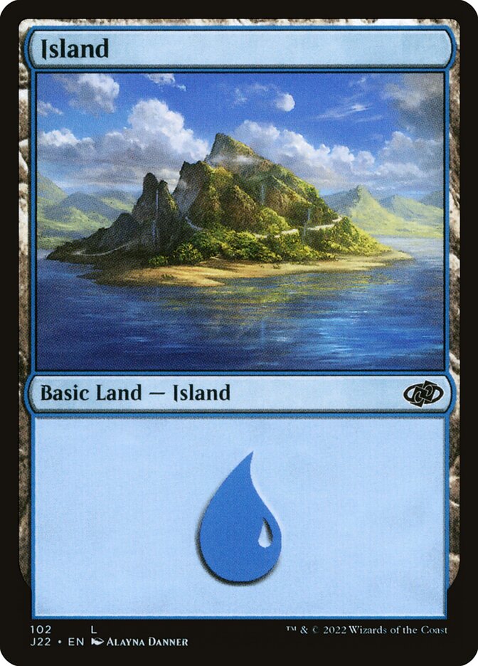 Ilha / Island - Magic: The Gathering - MoxLand