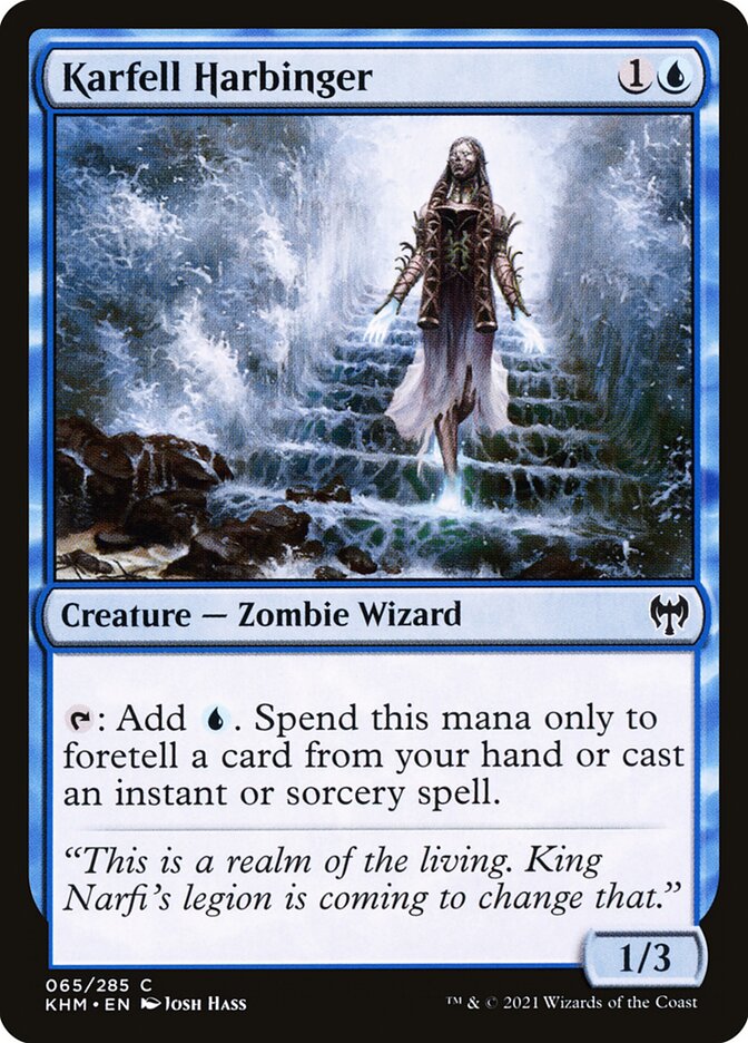 Arauto de Karfell / Karfell Harbinger - Magic: The Gathering - MoxLand